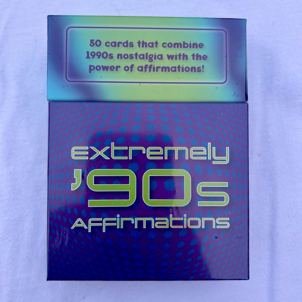 Knock Knock Extremely 90’s Affirmations Deck of Cards